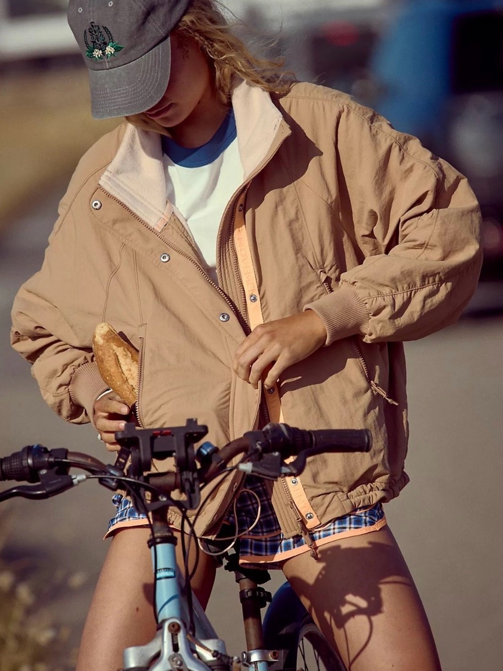 Free People Field Tripper Jacket in light camo